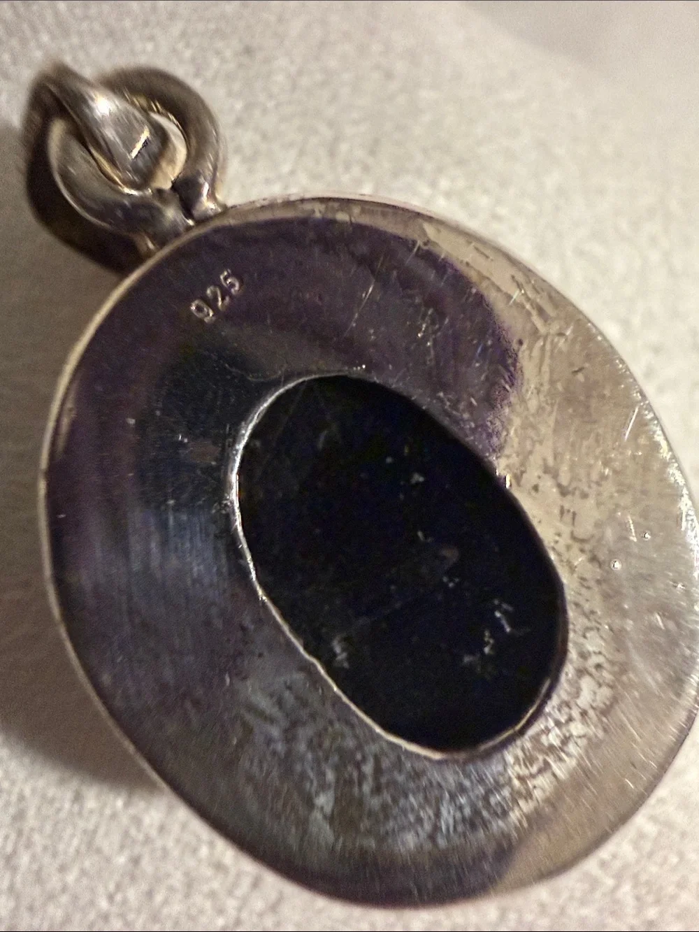 Raw black tourmaline Sterling Silver Pendant Necklace